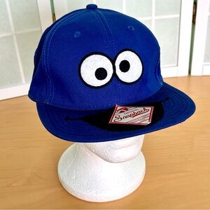 Blue Cookie Monster Snapback Hat Sesame Street